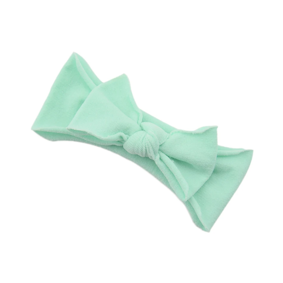 Bandeau pour Bébé avec Nœud Couleur Unie Accessoire Cheveux Doux et Confortable pour Nouveau-nés et Petites Filles Style Élégant et Polyvalent