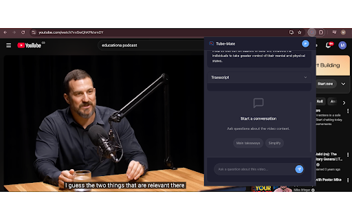 TubeMate - YouTube Summary & Chat screenshot 4