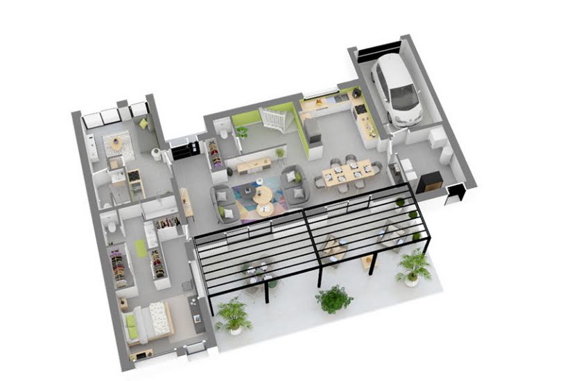  Vente Terrain + Maison - Terrain : 4 200m² - Maison : 120m² à Limoux (11300) 