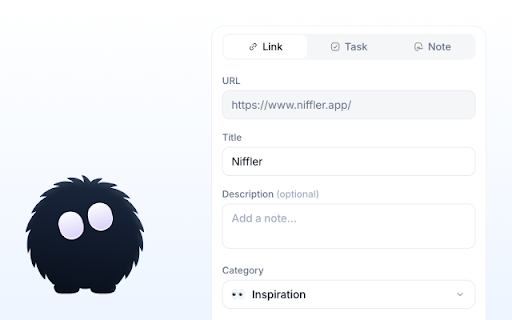 Niffler — Save Bookmarks & Notes