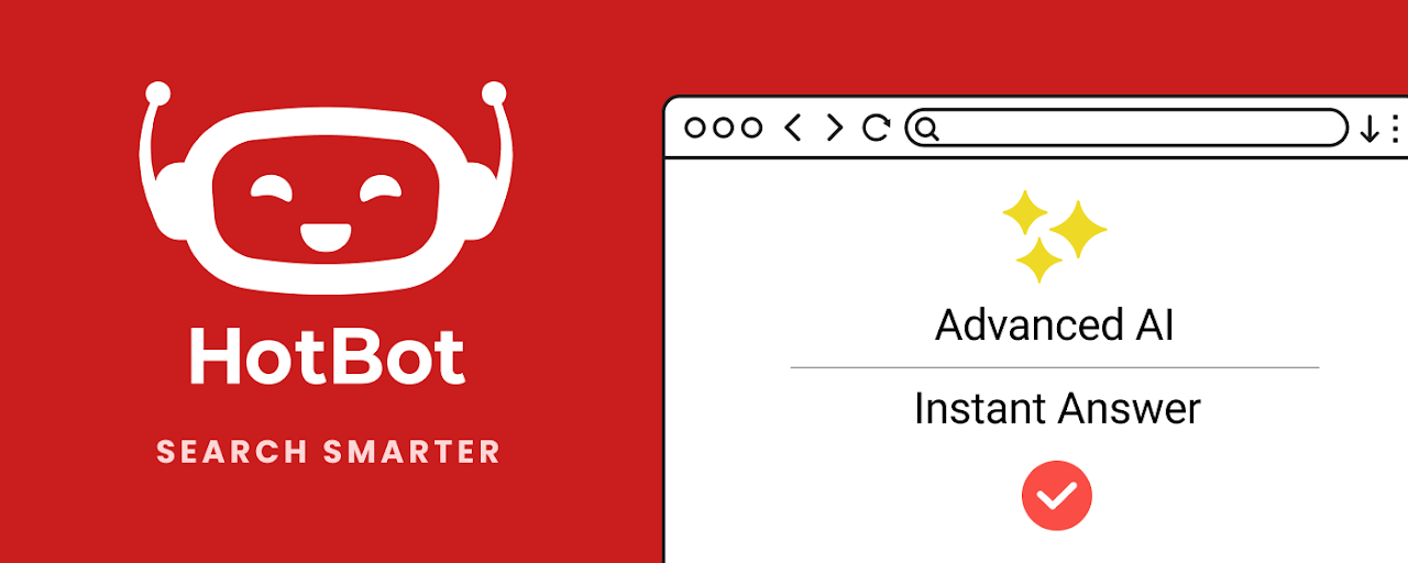 HotBot Search with AI and Homepage for Chrome Preview image 1