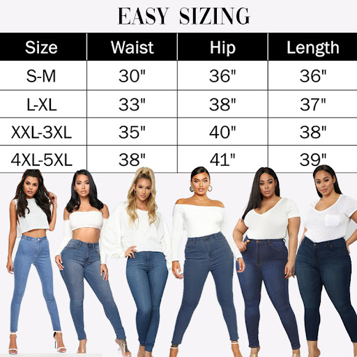 Title 1, High Rise Waist Skinny Slim Fit Stretch Casual ...