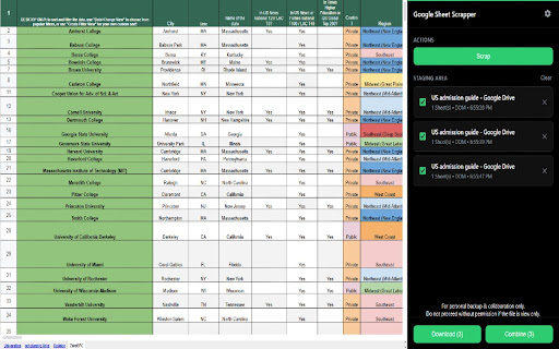 Google Sheets Downloader screenshot 1