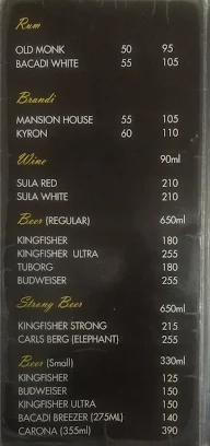 Wine & Dine Bar and Restaurant menu 5