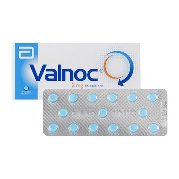 Valnoc Eszopiclona 2 mg Abbott Caja x 15 Tabletas  