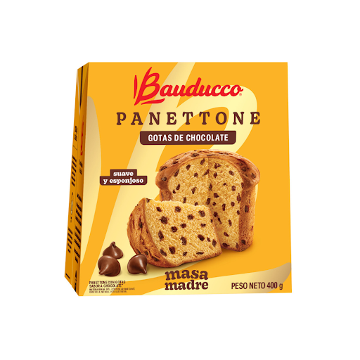 Panettone Navidad Bauducco Chocolate 400 Gr  