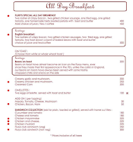 Flurys menu 1