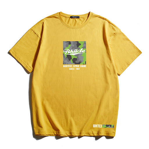 Title 7, Loose Round Neck Thin Plus-size Cotton T-shirt
