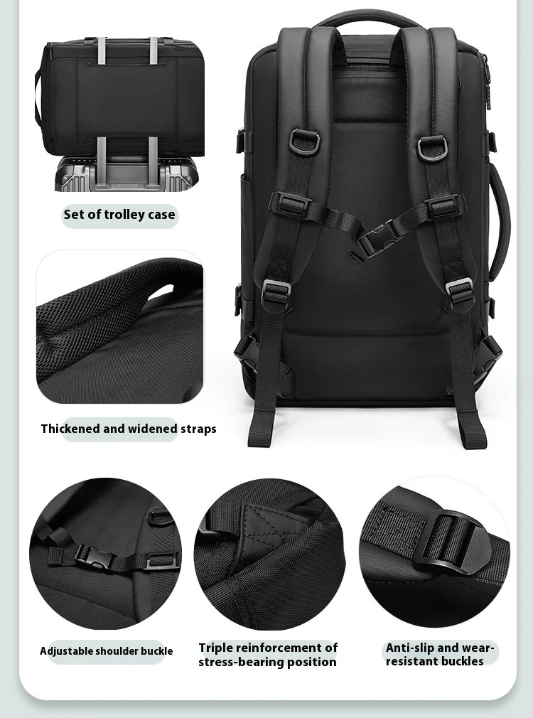 Title 5, Mochila de almacenamiento al vacío de tela Oxfo...