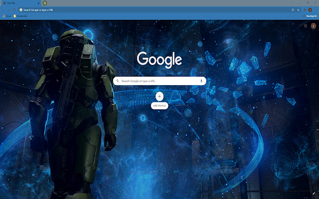 Halo: Ring Hologram Wallpaper Theme chrome extension