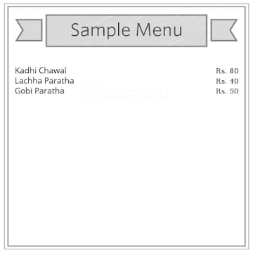 Ritu's Kitchen menu 