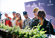 Joshe Faulkner (SA) at the press conference for the J-Bay Open on July 11 2022.