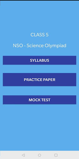CLASS - 5 - NSO - SCIENCE OLYMPIAD