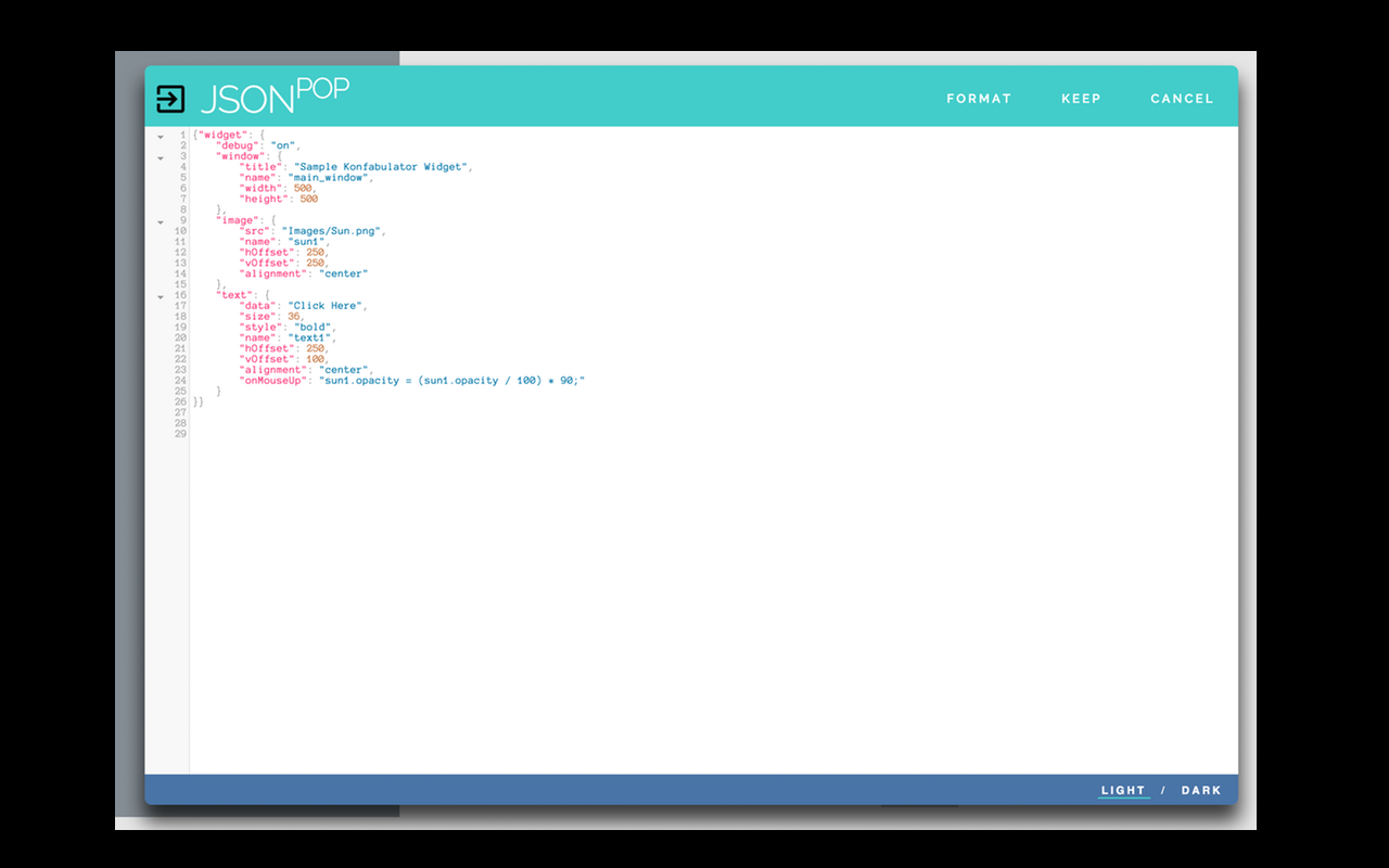 JSONpop - Textarea JSON editor Preview image 0