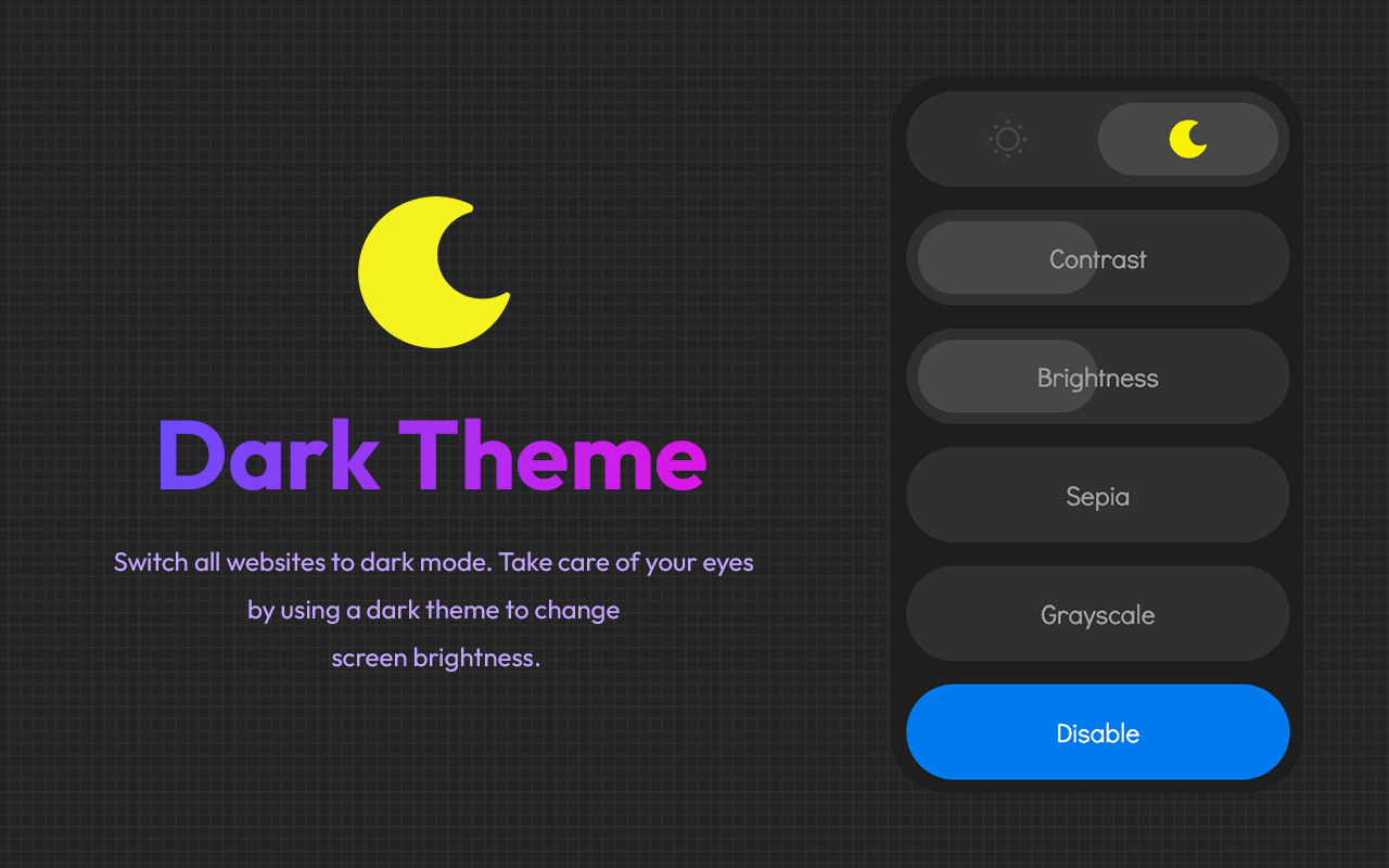 Dark Theme - Dark Reader for Chrome Preview image 2