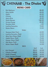 Chenaab The Dhaba menu 2