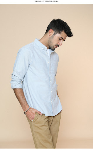Title 7, Spring New Cotton Shirt Mens Oxford Bottoming ...