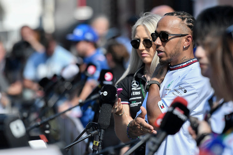 Lewis Hamilton during previews ahead of the F1 Grand Prix of The Netherlands at Circuit Zandvoort on September 1 2022.