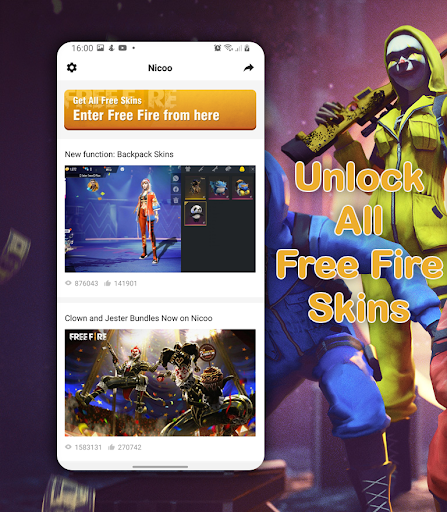Nico App tips: Unlock All FF