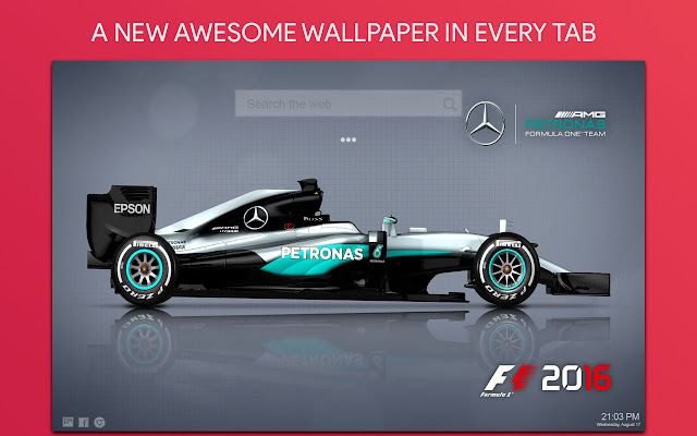 F1 Wallpaper HD Custom New Tab