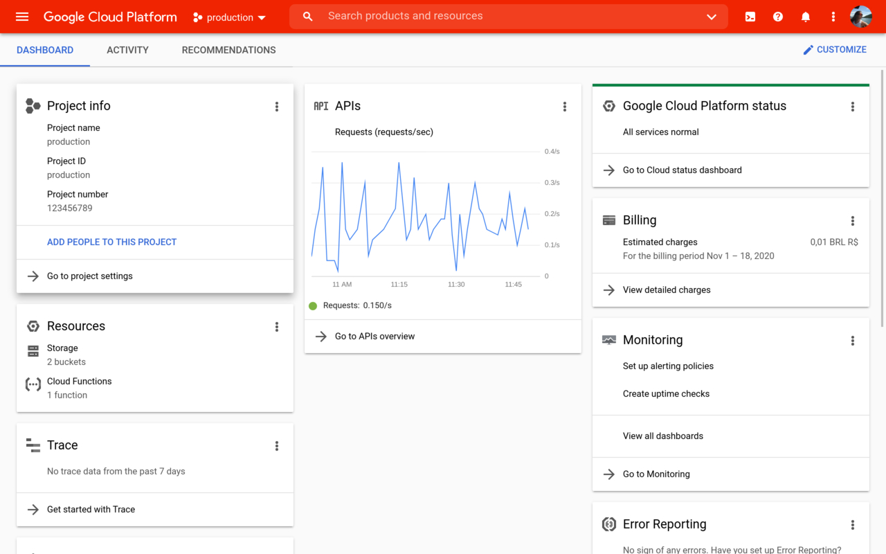 Google Cloud Console Color Changer Preview image 0