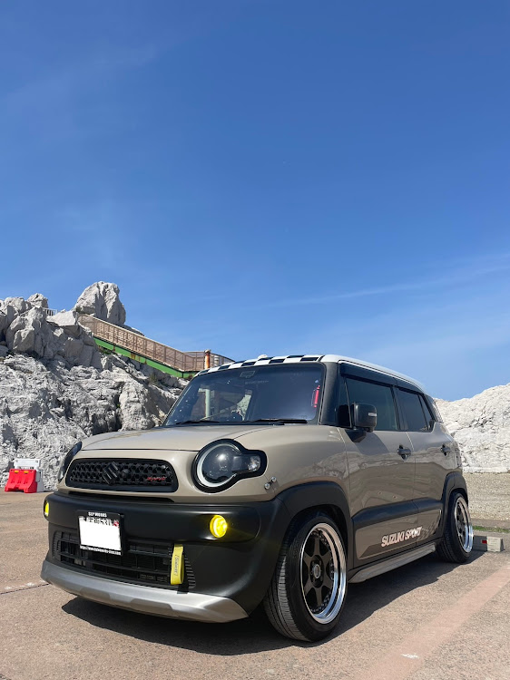 クロスビーのキャンバー・裏組み・内ベリ・釣り車に関するカスタム事例の投稿画像1枚目