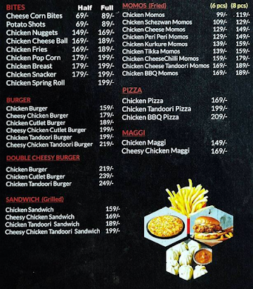 Cheesy Hearts Cafe menu 
