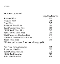 Asian Rhino menu 1