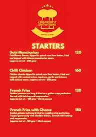 Zabardast Shawarma Momos & More menu 5