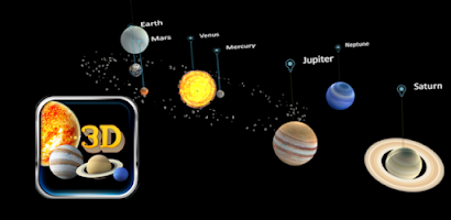 Solar System 3D Interactive Screenshot