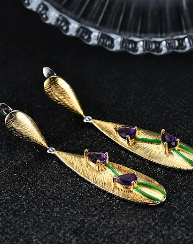 Boucles d'oreilles Freehand Design - 3