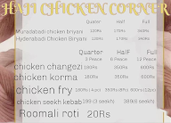 Guruji Chicken Corner menu 1