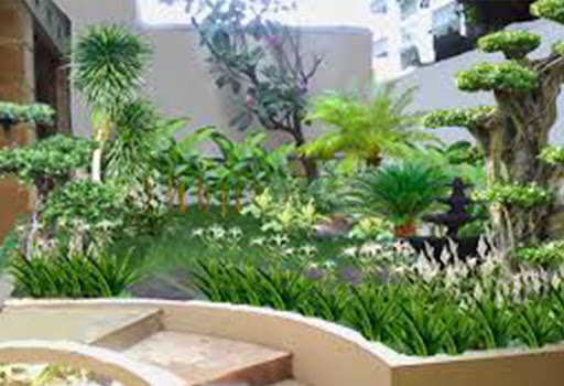 Dekorasi Taman Rumah Minimalis Futuristik