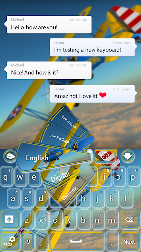 Airplane GO Keyboard