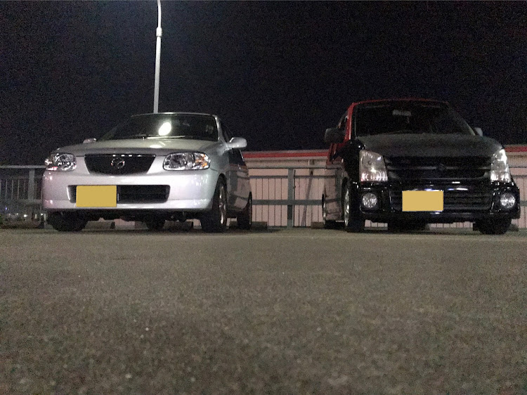 キャロルのSUZUKI社製コラボ♪・ワゴンR・台風に気をつけて下さい・オフ会に関するカスタム事例の投稿画像3枚目
