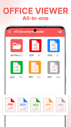 Screenshot PDF Document Reader Word Excel