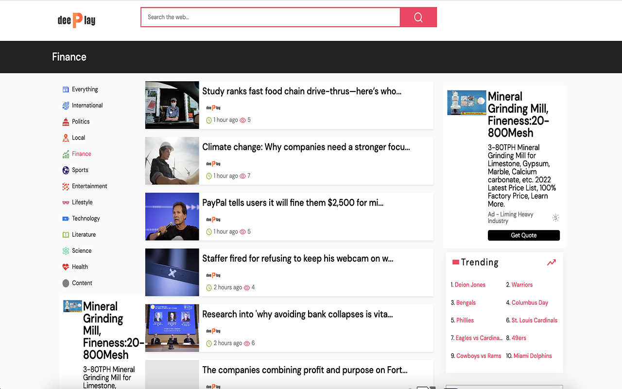 Deeplay News Feed Preview image 1