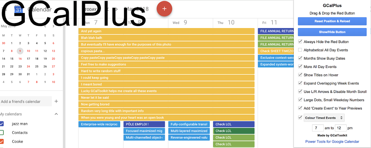 GCalPlus Preview image 2