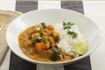 Thai Red Curry & Rice with Shokichi Squash & Eggplant was pinched from <a href="https://www.blueapron.com/recipes/massaman-curry-rice-with-shokichi-squash-eggplant" target="_blank">www.blueapron.com.</a>