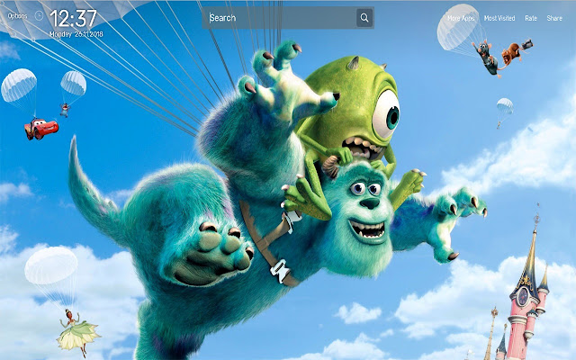 Disney Movie Wallpapers NewTab Theme