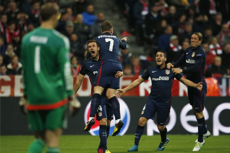 Atlético houdt stand dus... er staat sowieso een Rode Duivel in de Champions League-finale