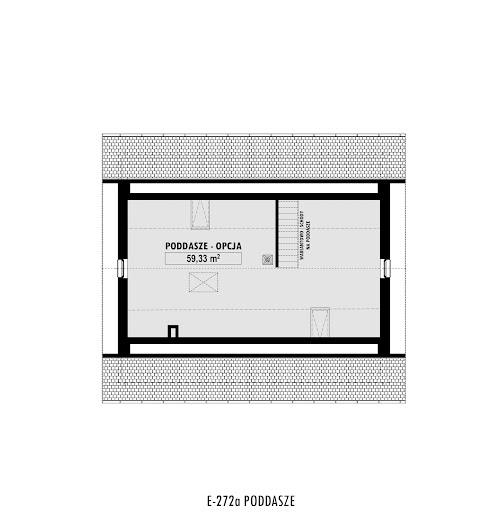 E-272a - Rzut poddasza do adaptacji