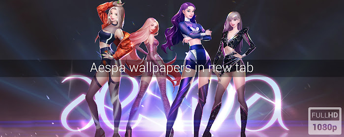 Aespa Wallpapers New Tab marquee promo image