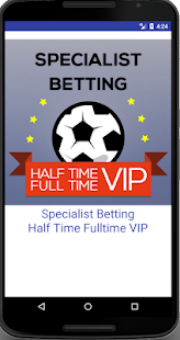 Specialist Betting Halftime Fulltime VIP Tips 1.0 APK + Mod (المال غير محدود / كبار الشخصيات / ممتلئ) إلى عن على ذكري المظهر