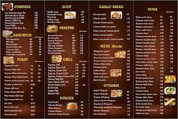 Mr. T Cafe menu 