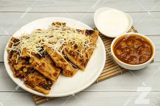 Paneer Cheese Corn Paratha Combo