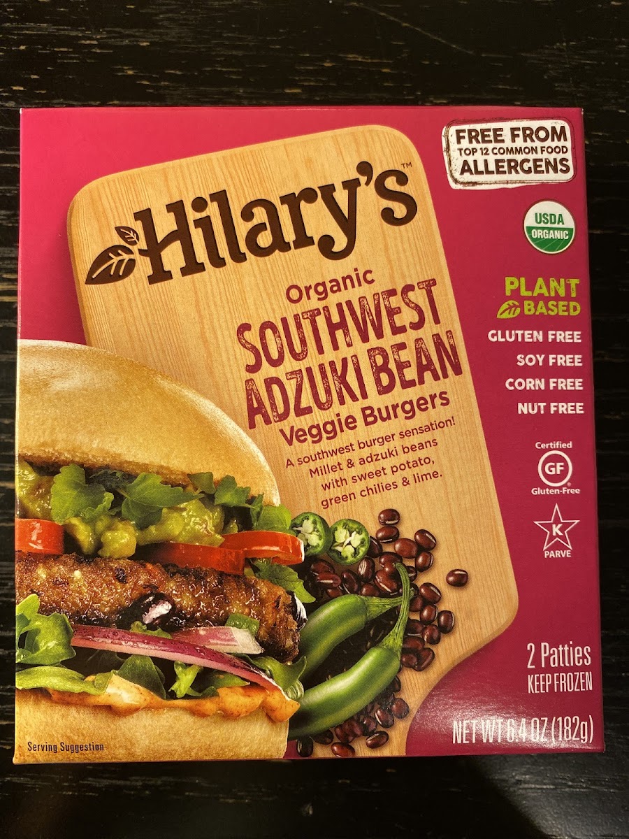 Southwest Adzuki Bean Veggie Burger