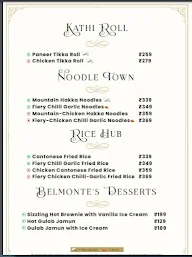 Belmonte Bar & Restaurant menu 4