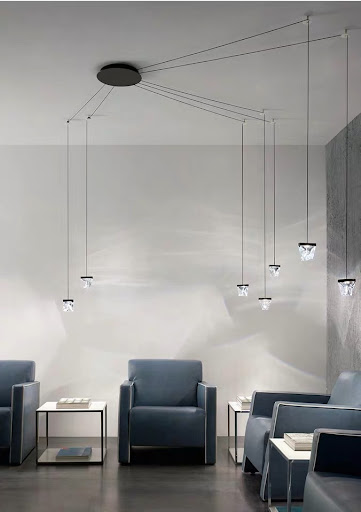 Title 4, Modern Minimalist LED Crystal Wall Lamp for Bac...