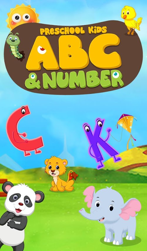 Android application Preschool Kids ABC &amp; Numbers screenshort